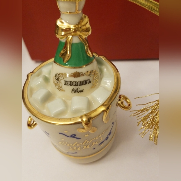 Lenox Celebrate 2000 Millennium Edition Ornament Korbel - Picture 6 of 16